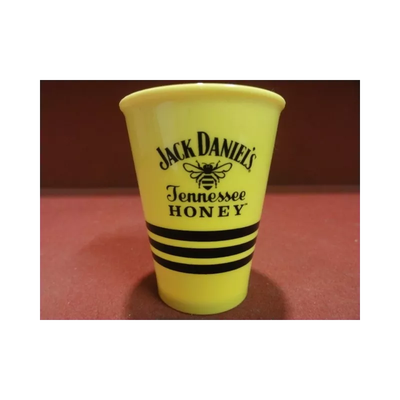 GOBELET JACK DANIEL'S JAUNE HT. 6.20CM