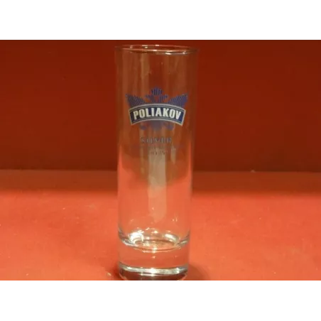 6 VERRES POLIAKOV SILVER 22CL HT. 15.20CM