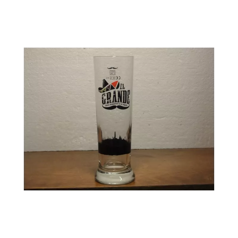 6 VERRES EL GRANDE 25CL HT. 18.80CM