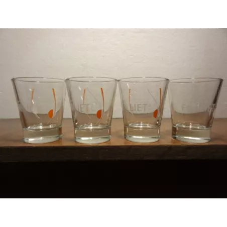 4 VERRES FOLLIET 