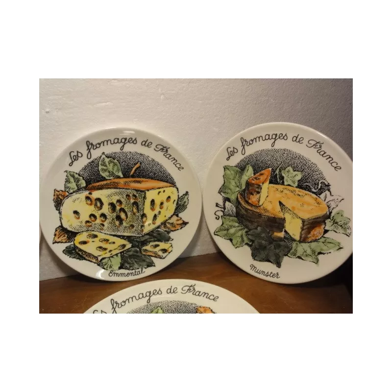 6 ASSIETTES FROMAGE DE FRANCE (GIEN) Tigrebock