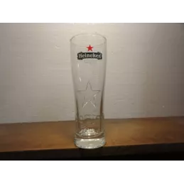 6 VERRES HEINEKEN STAR 33CL HT. 19.CM