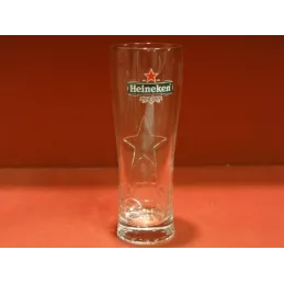 6 VERRES HEINEKEN STAR 33CL HT. 19.CM