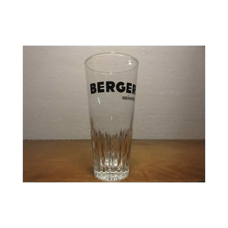 6 VERRES BERGER ANISETTE 17CL HT.12.30CM