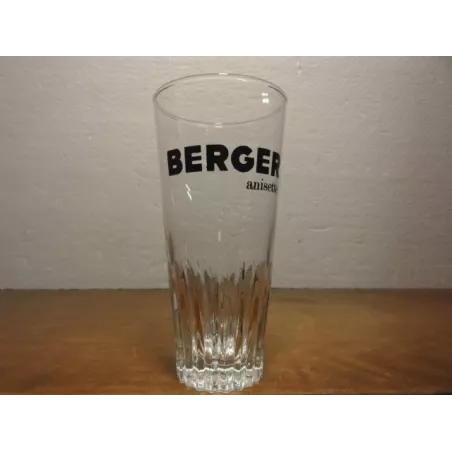 6 VERRES BERGER ANISETTE 17CL HT.12.30CM