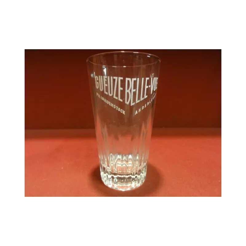 6 VERRES GUEUZE BELLE -VUE  25CL HT. 13.50CM