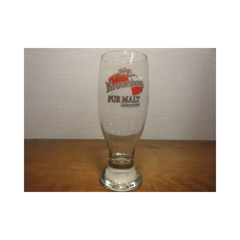 1 VERRE KRONENBOURG PUR MALT PRESSION 25CL