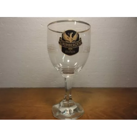 1 VERRE GRIMBERGEN ELIXIR 25/ 33CL HT 19.20CM