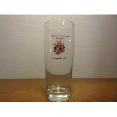 1 VERRE A BIERE  DE POMPIER  25CL