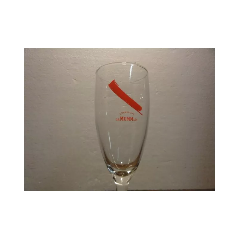 6 FLUTES CHAMPAGNE MUMM 13CL HT.19CM Tigrebock