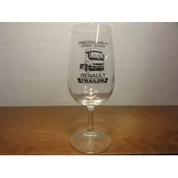 6 VERRES A VIN  RENAULT TRAILOR 25CL 