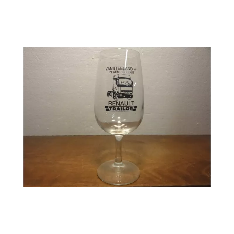 6 VERRES A VIN  RENAULT TRAILOR 25CL 