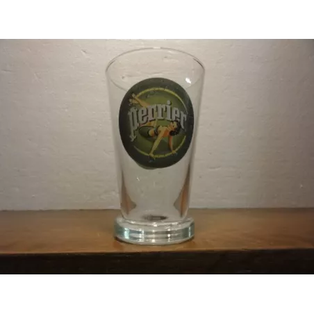 1 VERRE PERRIER PINUP BRUNE