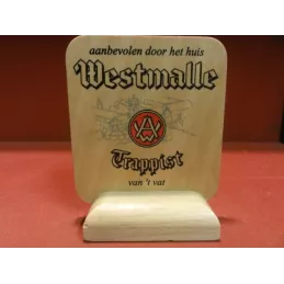 1 PORTE SOUS BOCK WESTMALLE 8CMX8CM