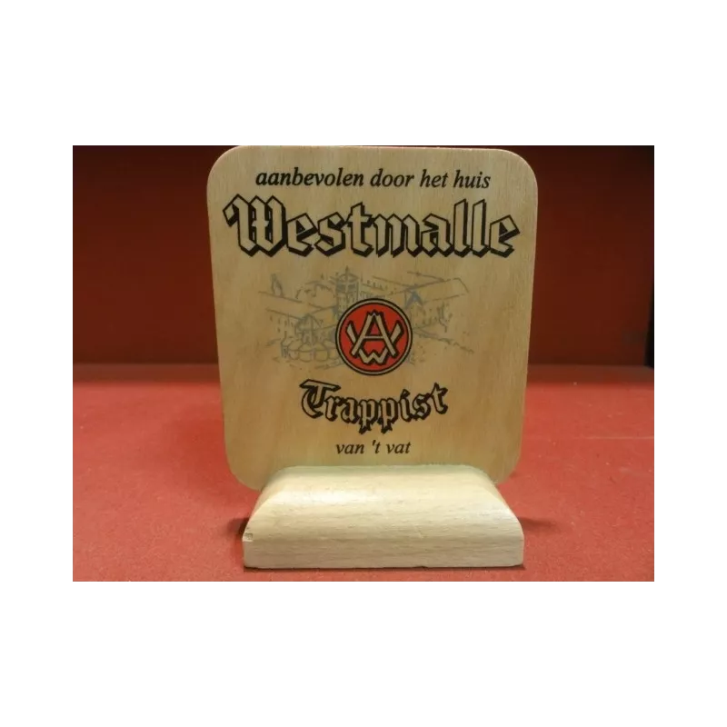 1 PORTE SOUS BOCK WESTMALLE 8CMX8CM