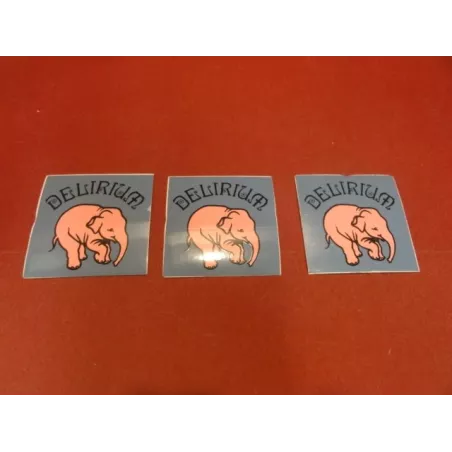 3 AUTOCOLLANTS  DELIRIUM 