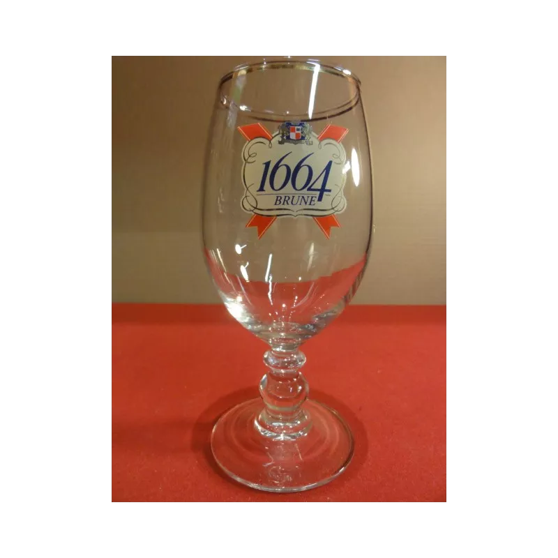 1 VERRE 1664 BRUNE 25CL