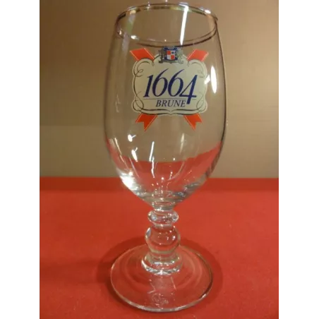 1 VERRE 1664 BRUNE 25CL