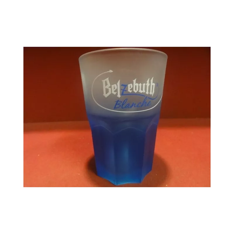 1 VERRE BELZEBUTH BLEU 25CL HT. 12CM