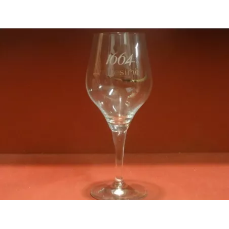 6 VERRES KRONENBOURG 1664 MILLESIME 25CL HT. 23CM