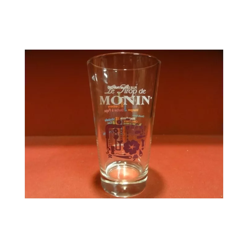 6 VERRES MONIN 33CL HT. 13.80CM