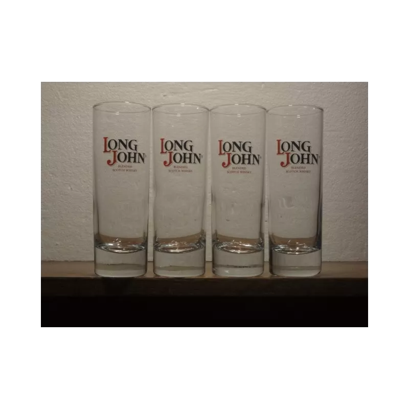 4 VERRES LONG JOHN 22CL HT. 15.20CM