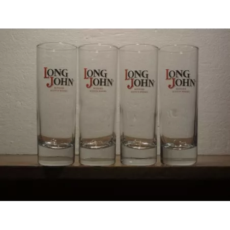 4 VERRES LONG JOHN 22CL HT. 15.20CM