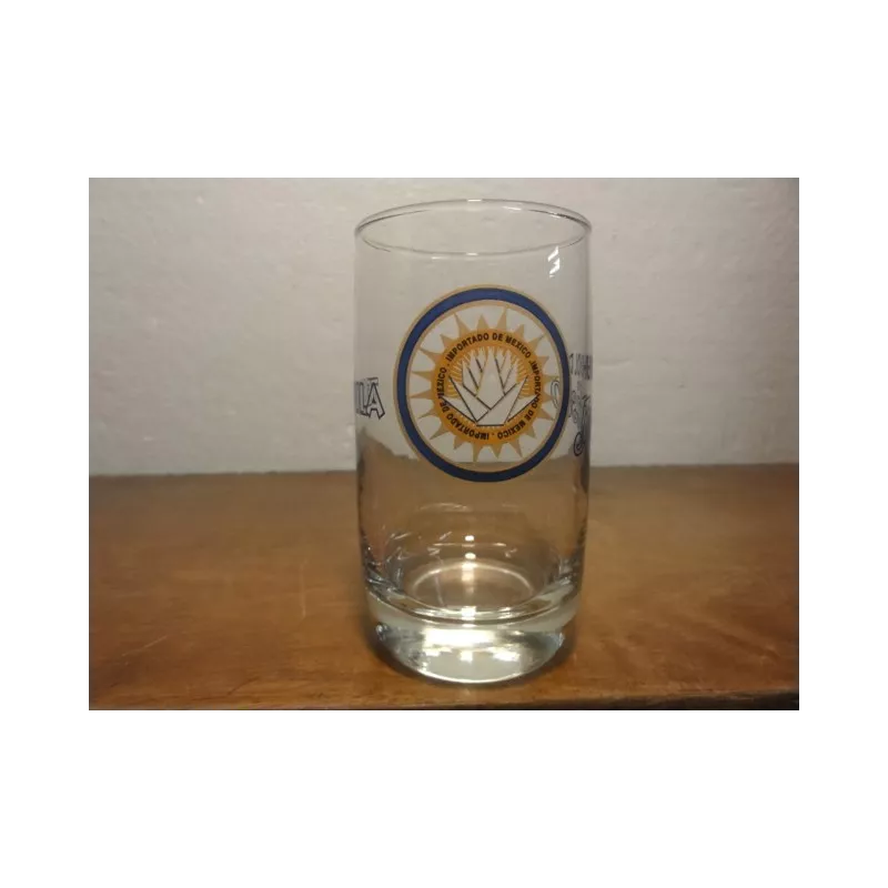 6 VERRES TEQUILA HUICHOL DE JALISCO  15CL HT. 9.80CM