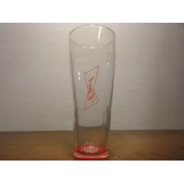 6 VERRES BUD 33CL HT. 18.20CM