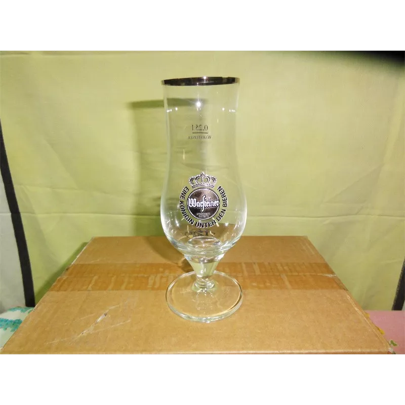 1 boite de 6 verres warsteiner  tulipe  25cl 