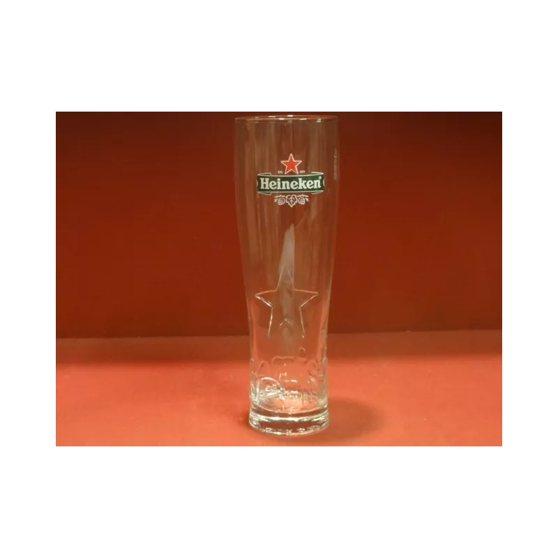 6 VERRES HEINEKEN STAR 50CL HT.22.60CM