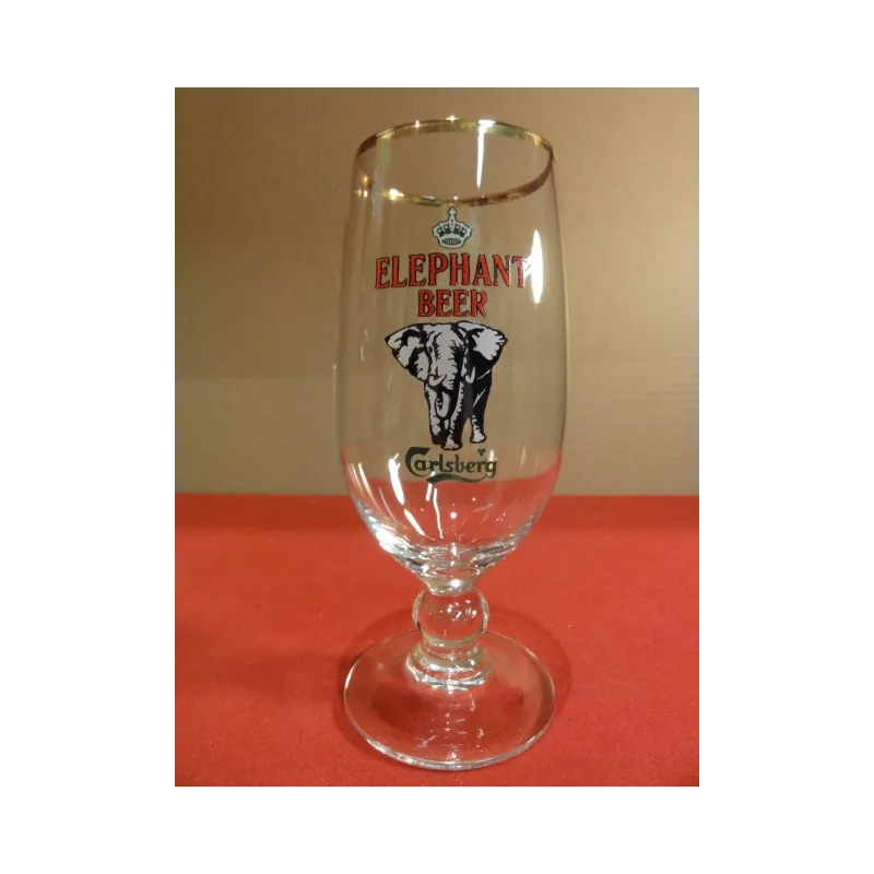 6 VERRES CARLSBERG ELEPHANT 25CL