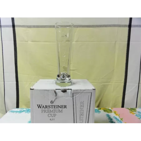 1 boite de 6 verres warsteiner grave 30cl 
