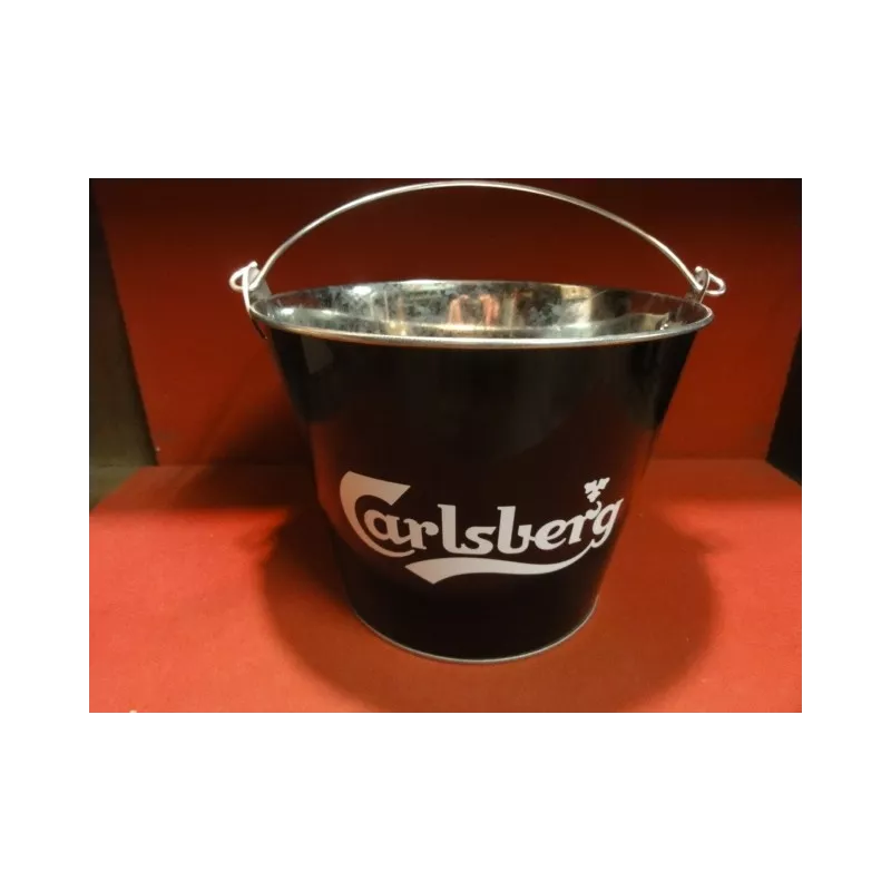 1 SEAU A GLACE CARLSBERG NOIR HT. 18CM