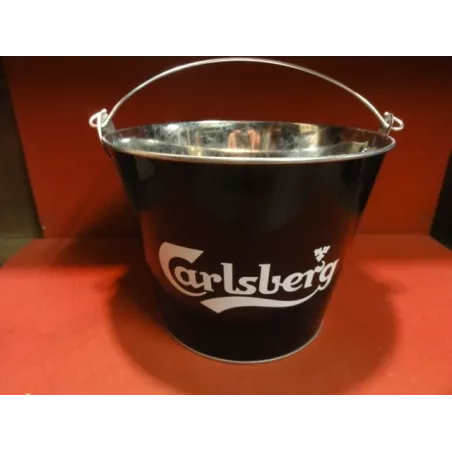 1 SEAU A GLACE CARLSBERG NOIR HT. 18CM