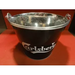 1 SEAU A GLACE CARLSBERG NOIR HT. 18CM