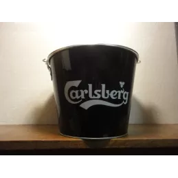 1 SEAU A GLACE CARLSBERG NOIR HT. 18CM