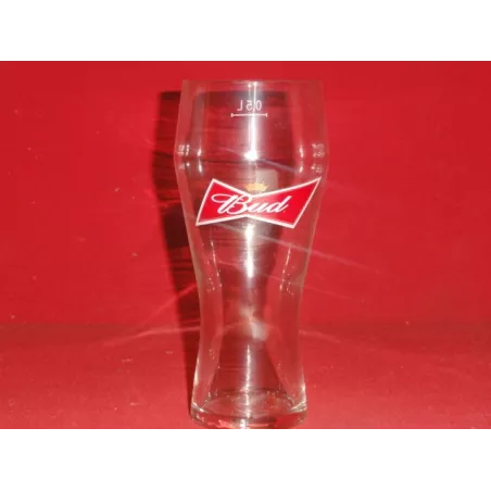 6 VERRES BUD 50CL HT. 19CM