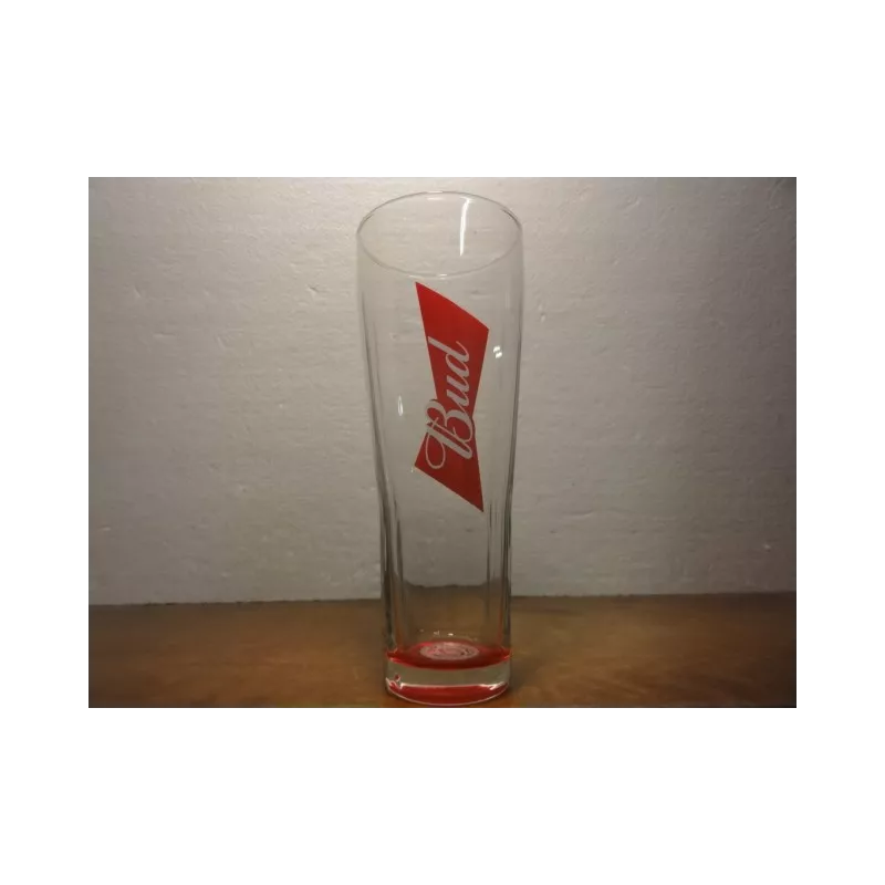 6 VERRES BUD 50CL HT. 20CM