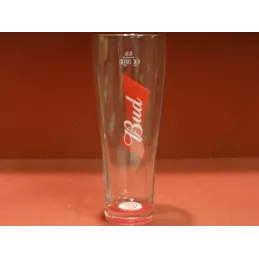 6 VERRES BUD 50CL HT. 20CM