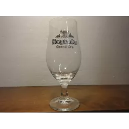 6 VERRES HOEGAARDEN GRAND CRU  33CL HT. 19.50CM