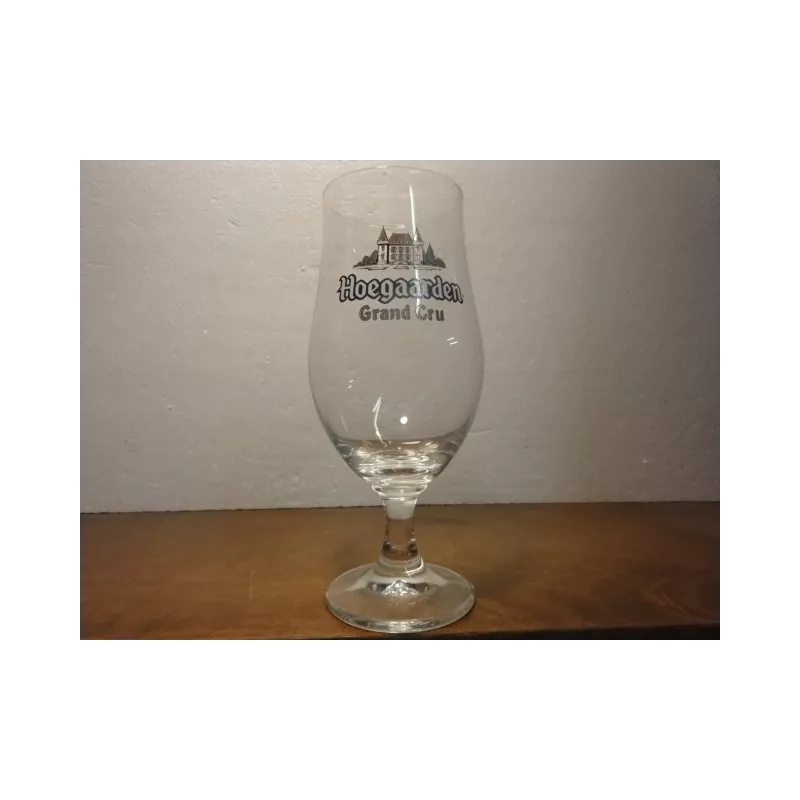 6 VERRES HOEGAARDEN GRAND CRU  33CL HT. 19.50CM