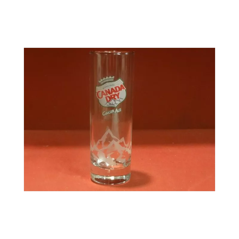 6 VERRES CANADA DRY  GINDER ALE 22CL