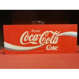 1 PLAQUE COCA -COLA  PLASTIFIEE 46CMX18.50CM