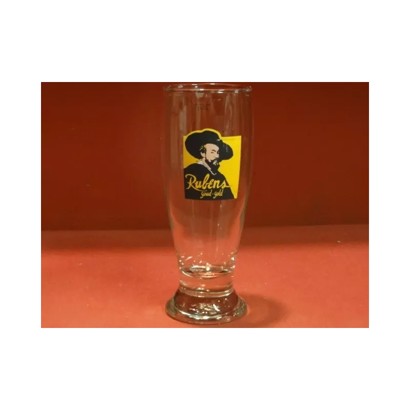 1 VERRE RUBENS 25CL HT. 16.60CM fonf jaune