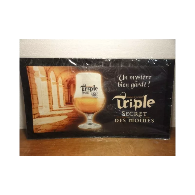 TAPIS DE BAR TRIPLES SECRET DES MOINES 