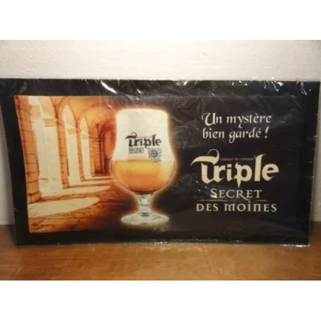 TAPIS DE BAR TRIPLES SECRET DES MOINES