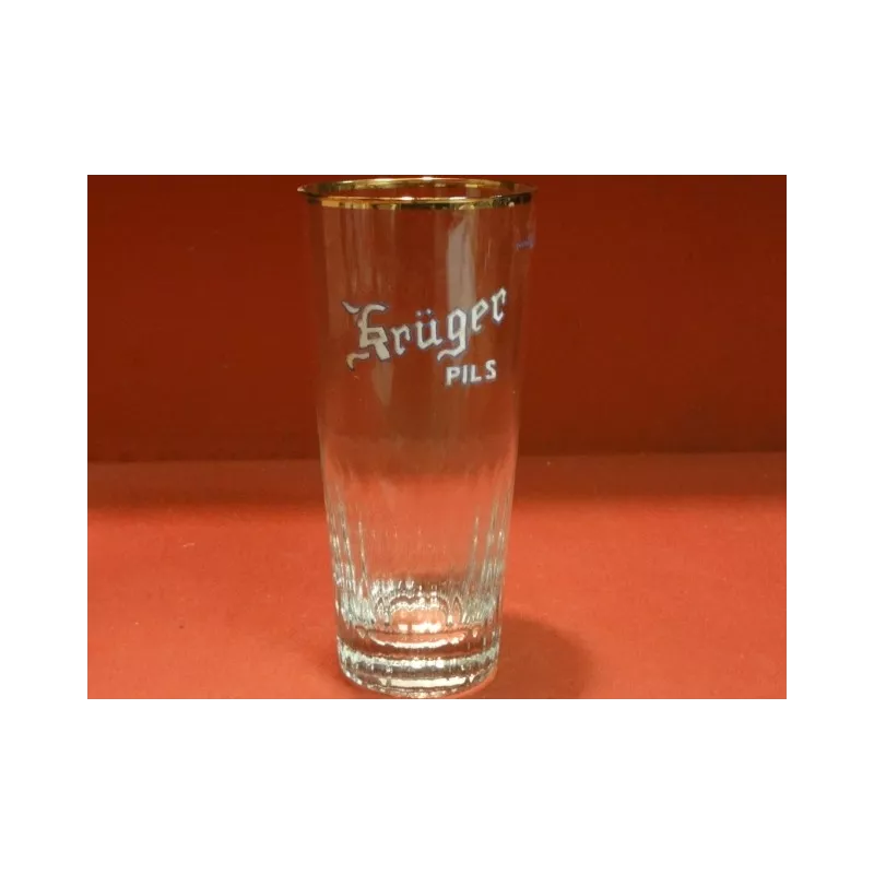 1 VERRE EMAILLE KRUGER  PILS 33CL