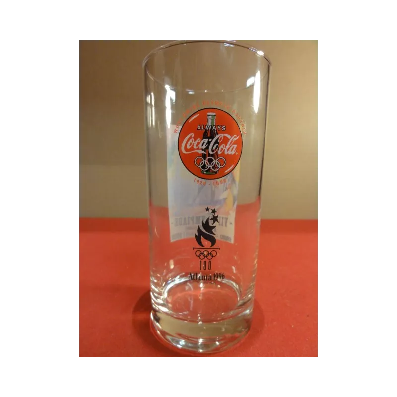1 VERRE COCACOLA ATLANTA 1996 30/33CL Tigrebock 1 VERRE COCACOLA ATLANTA 1996 30/33CL Tigrebock