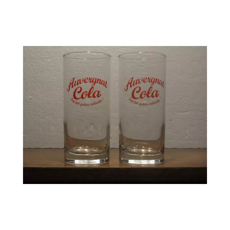 2 VERRES AUVERGNAT COLA 25/30CL